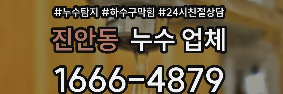 진안동 누수 업체