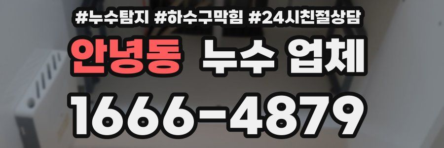 안녕동 누수 업체
