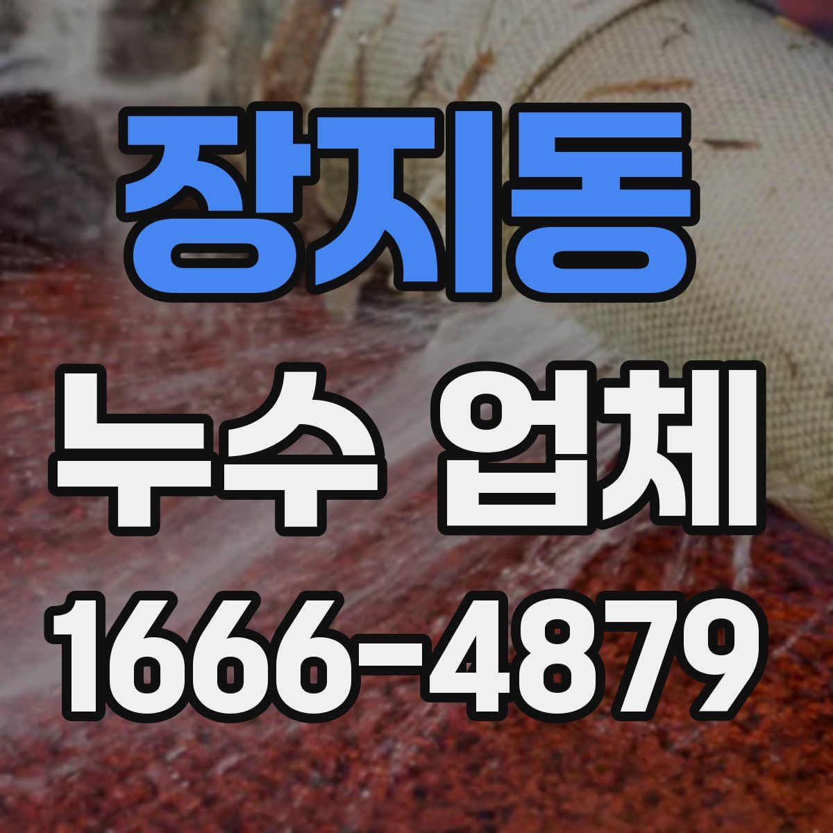 장지동 누수 업체
