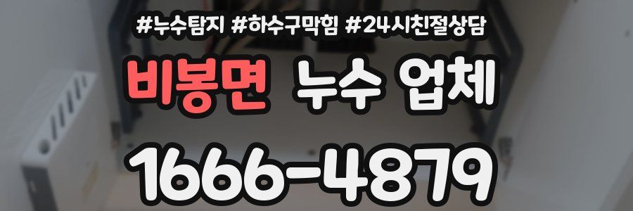비봉면 누수 업체