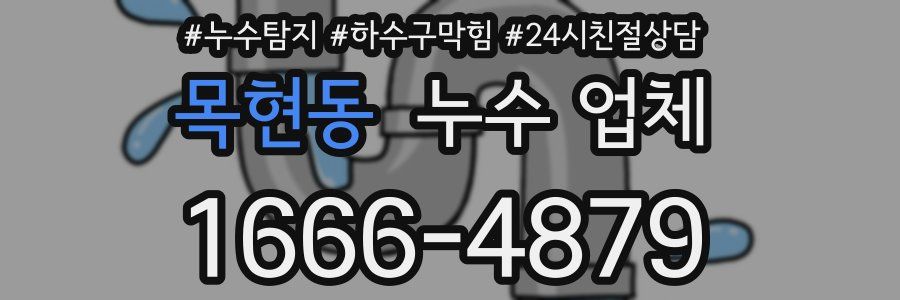 목현동 누수 업체