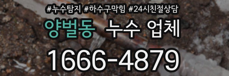 양벌동 누수 업체