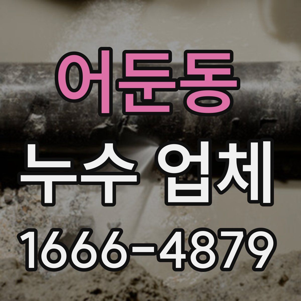 어둔동 누수 업체