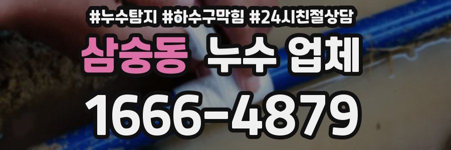 삼숭동 누수 업체