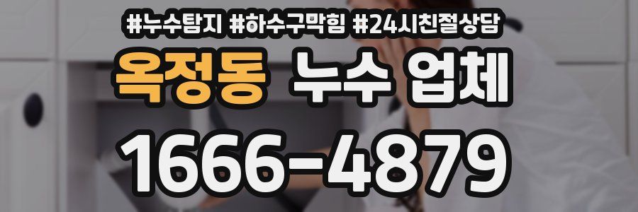 옥정동 누수 업체