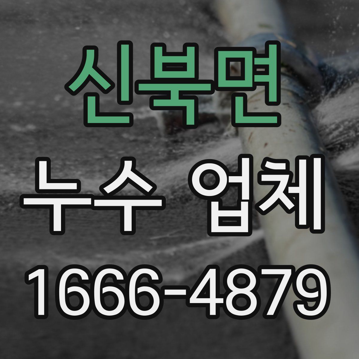 신북면 누수 업체