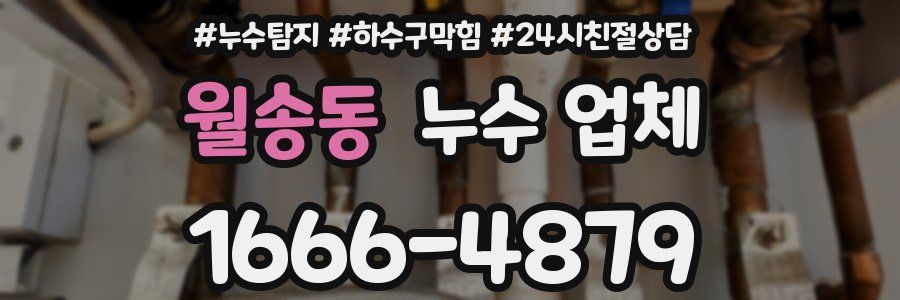 월송동 누수 업체