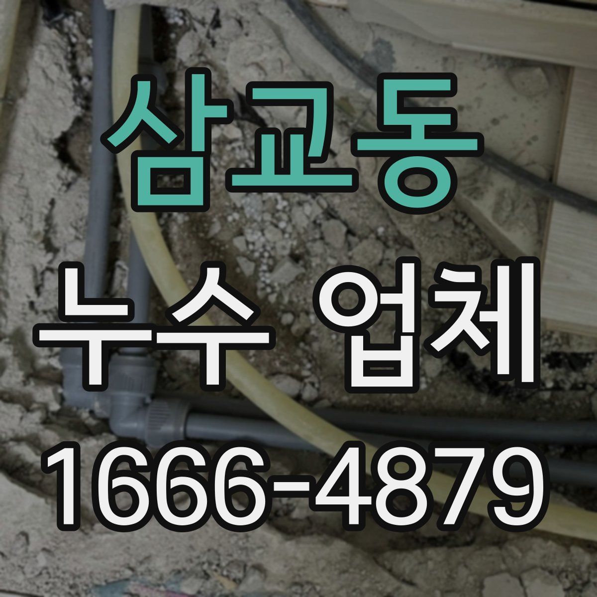 삼교동 누수 업체