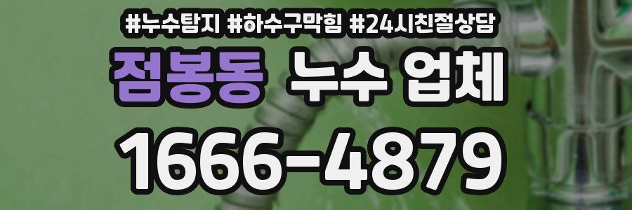 점봉동 누수 업체
