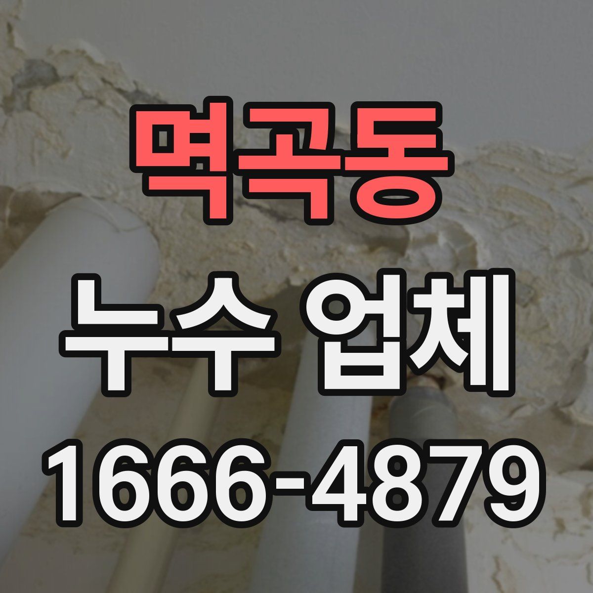 멱곡동 누수 업체