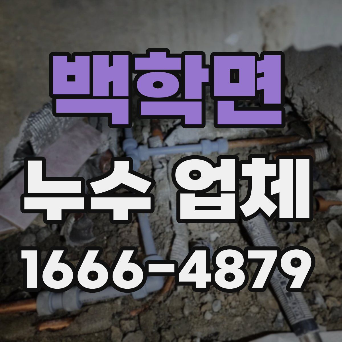 백학면 누수 업체