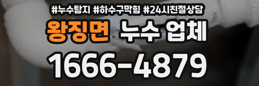왕징면 누수 업체