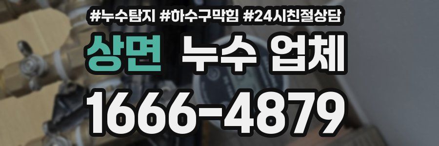 상면 누수 업체