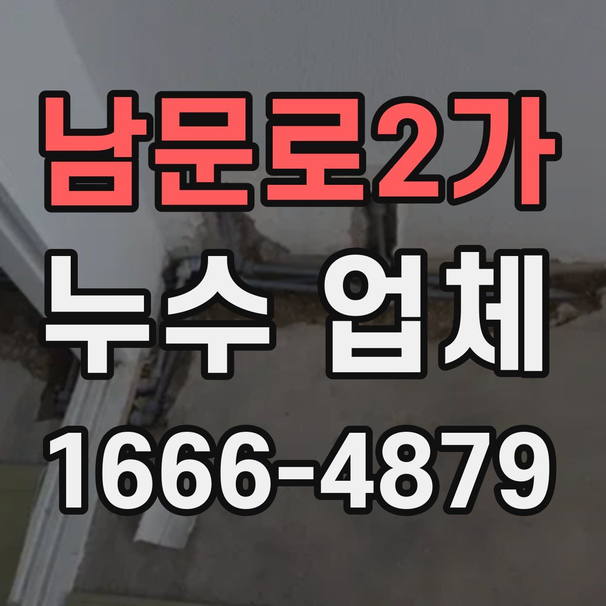 남문로2가 누수 업체