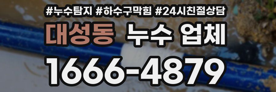 대성동 누수 업체