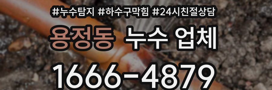 용정동 누수 업체