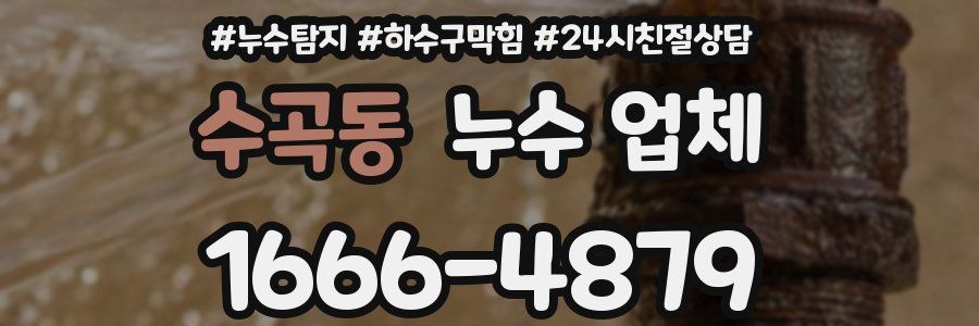 수곡동 누수 업체