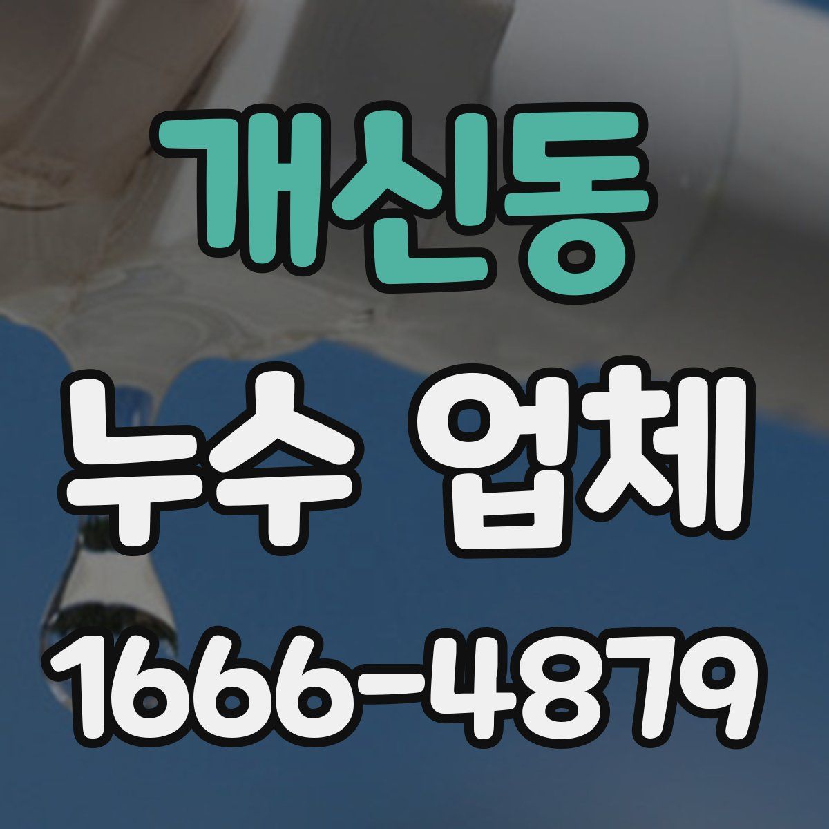 개신동 누수 업체