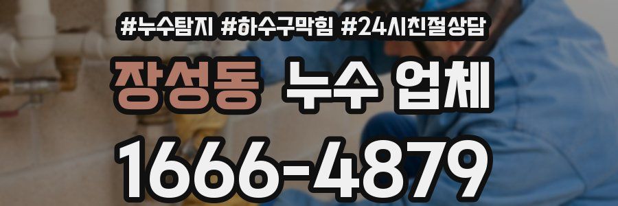장성동 누수 업체