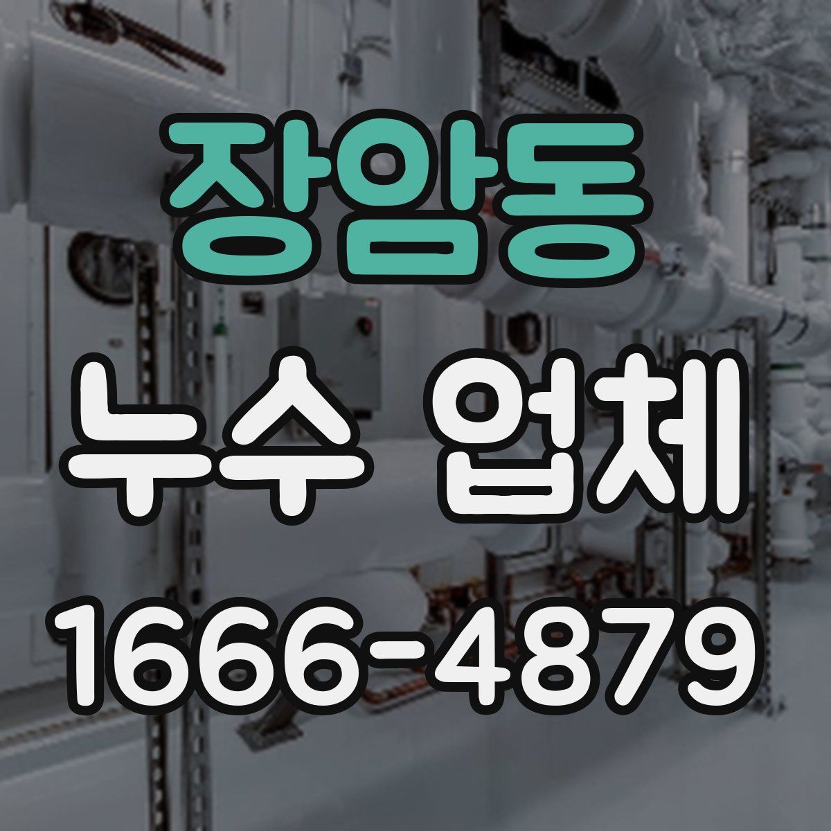 장암동 누수 업체