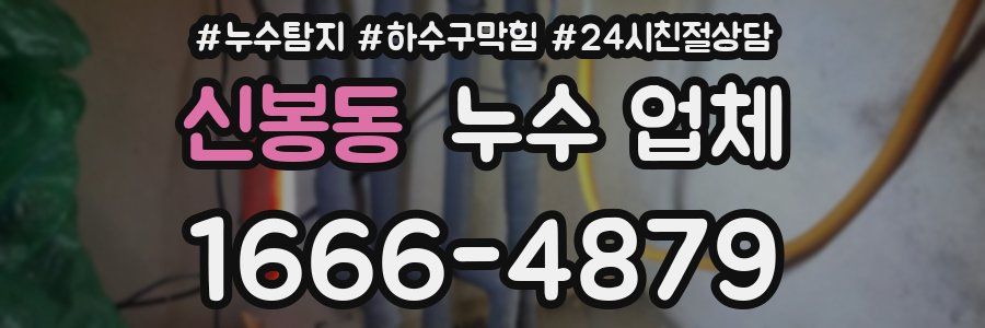 신봉동 누수 업체