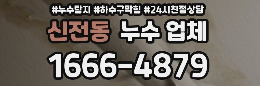 신전동 누수 업체