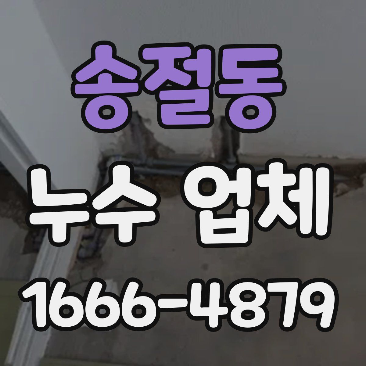 송절동 누수 업체