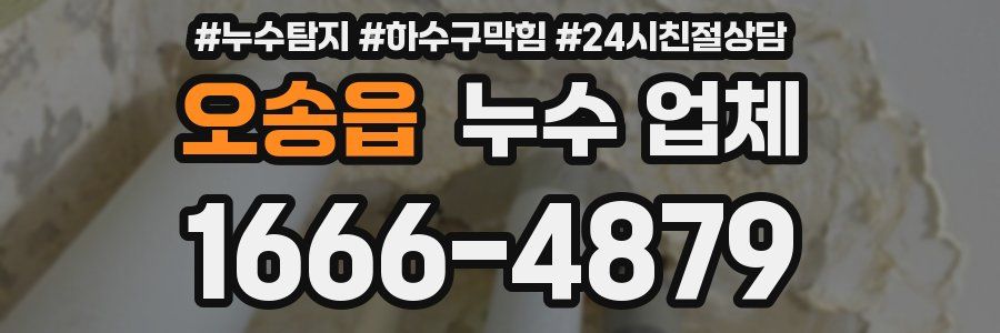 오송읍 누수 업체