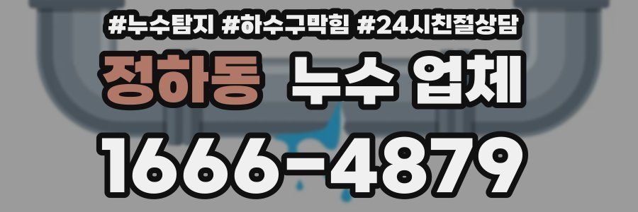 정하동 누수 업체