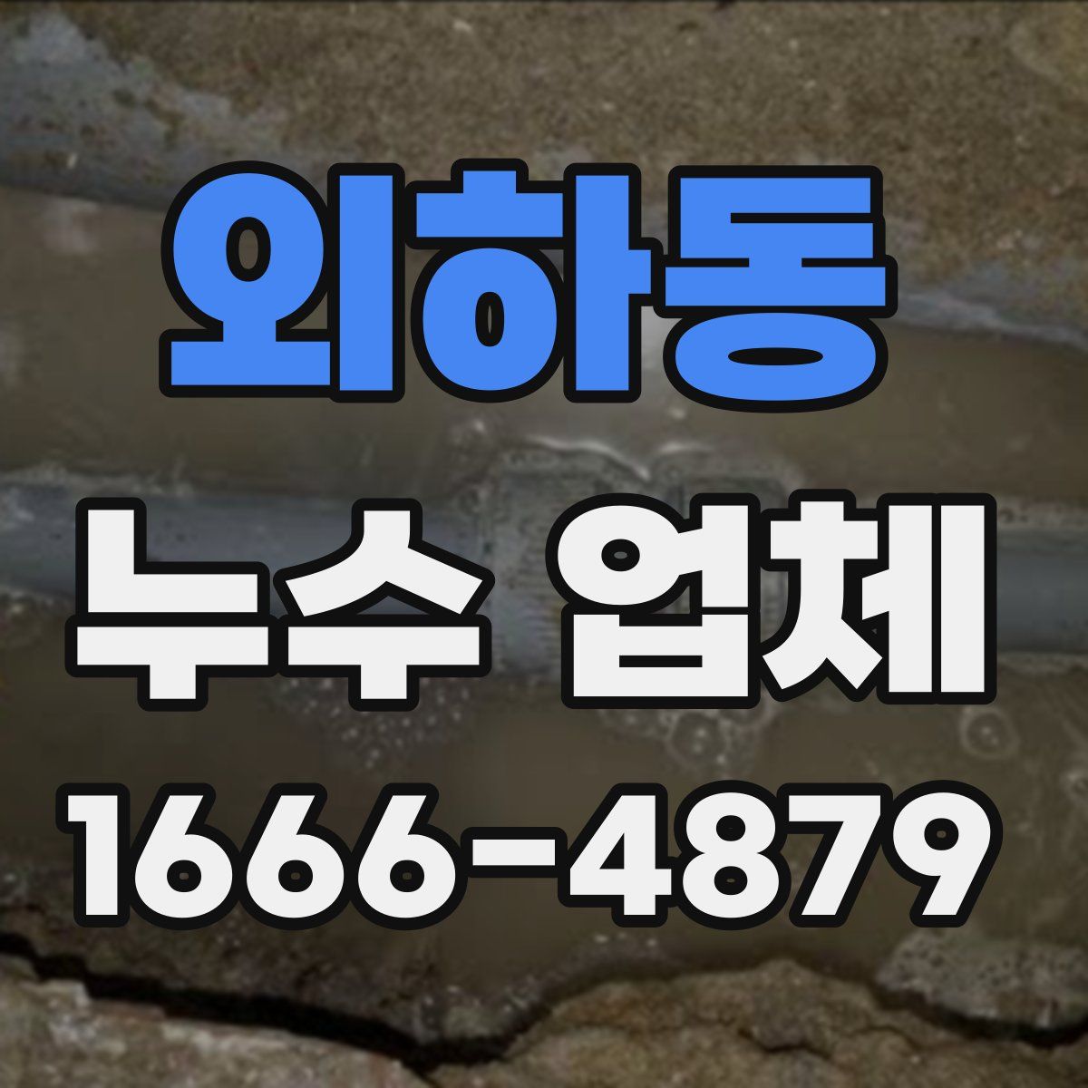 외하동 누수 업체