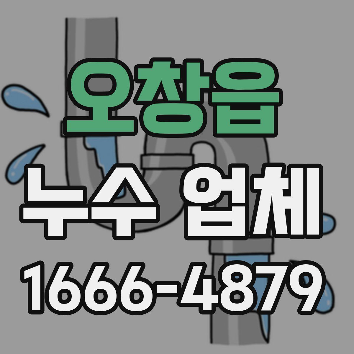 오창읍 누수 업체
