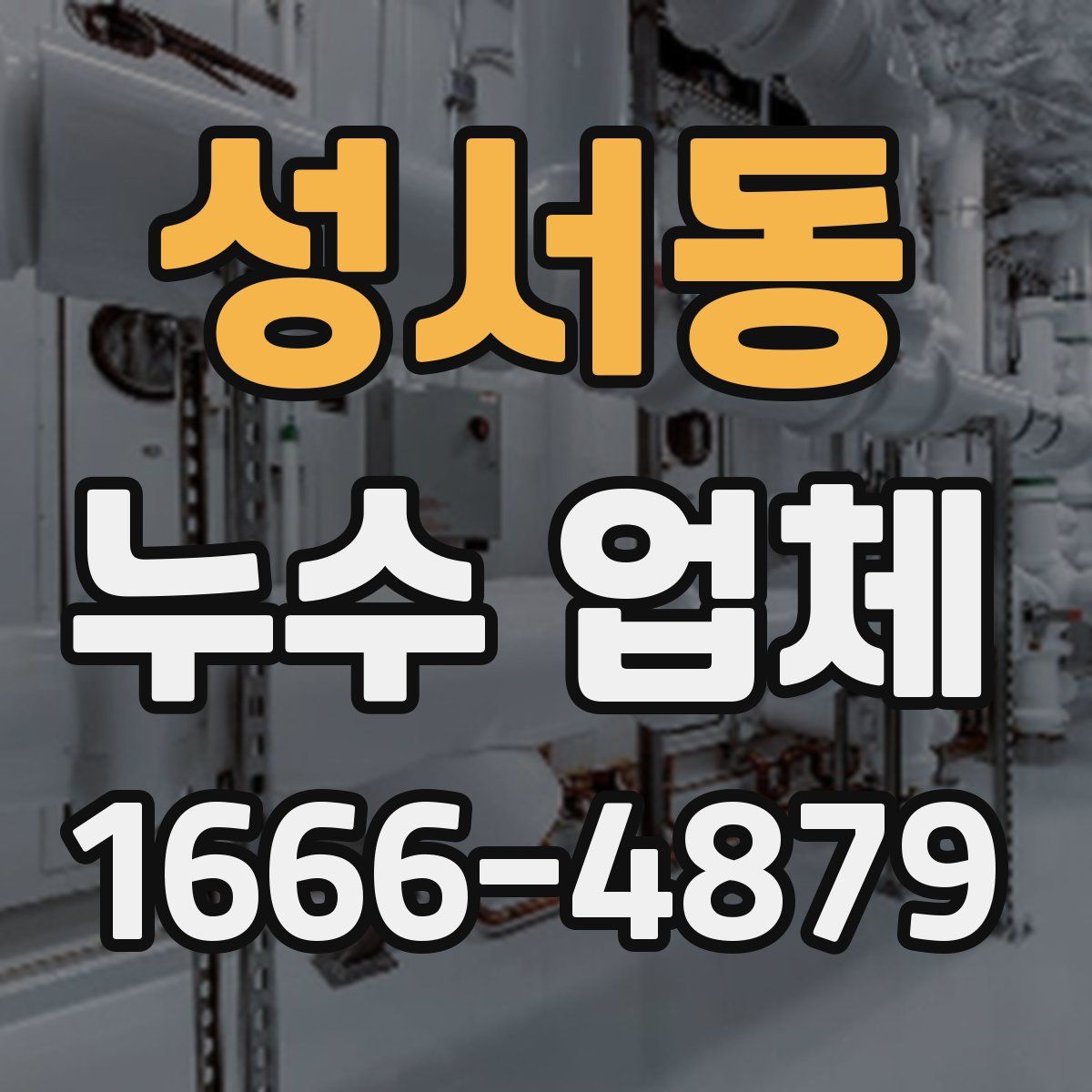 성서동 누수 업체