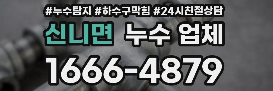 신니면 누수 업체