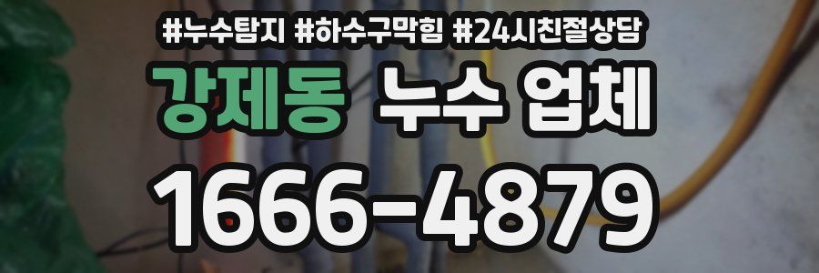 강제동 누수 업체
