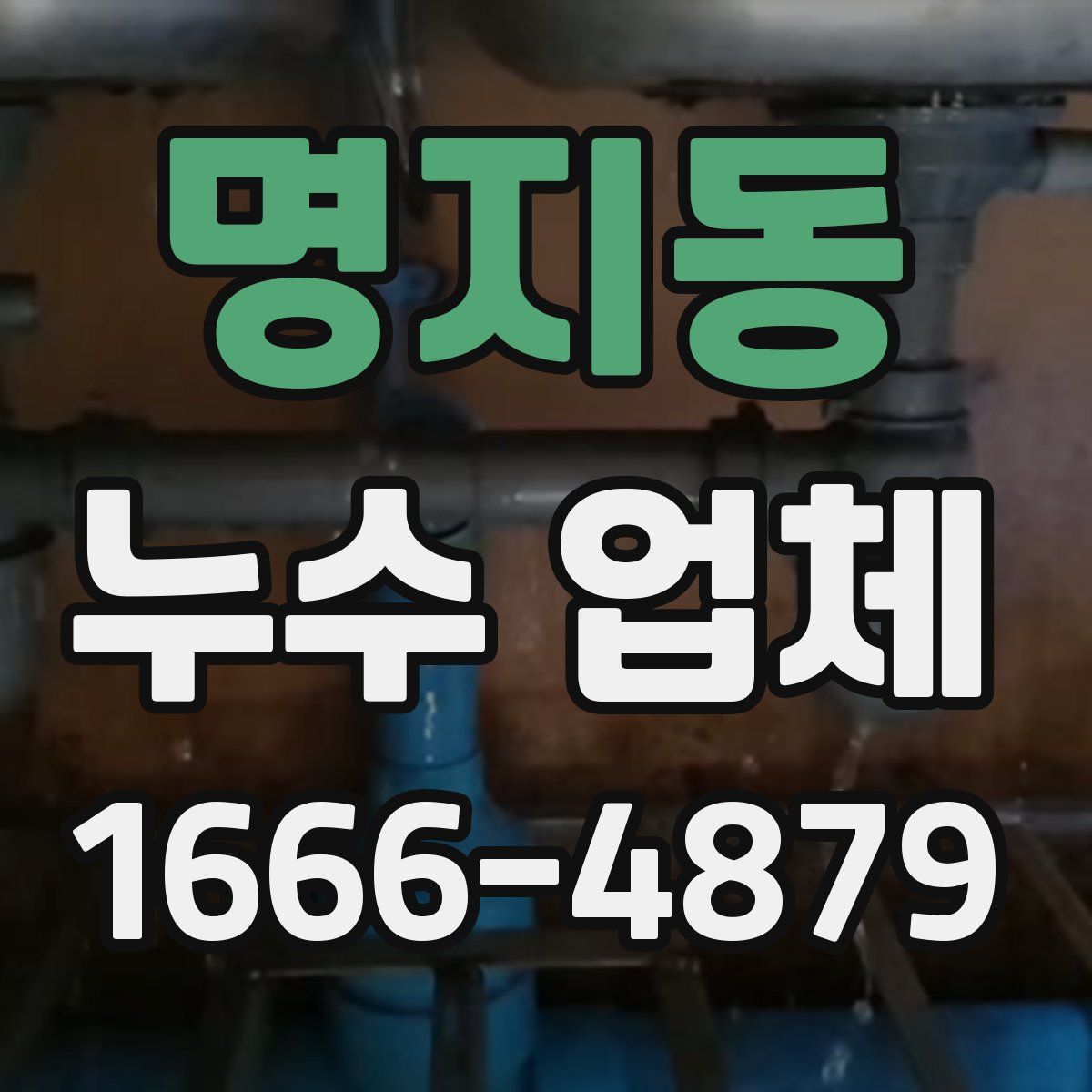 명지동 누수 업체