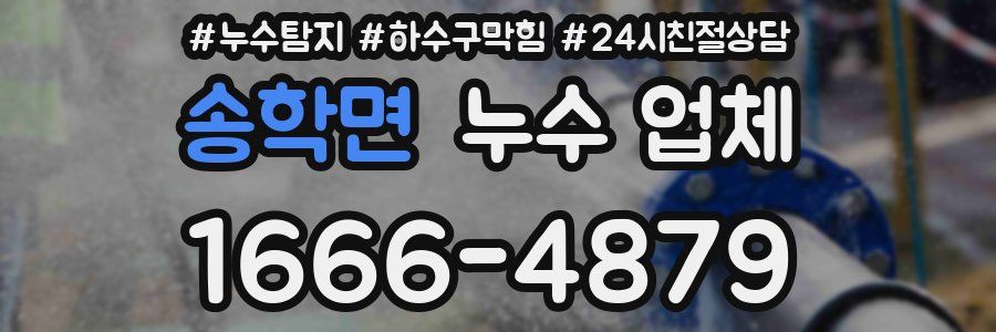 송학면 누수 업체