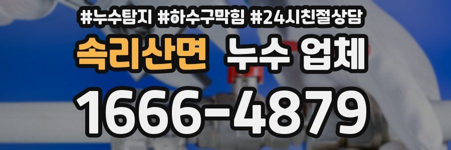 속리산면 누수 업체