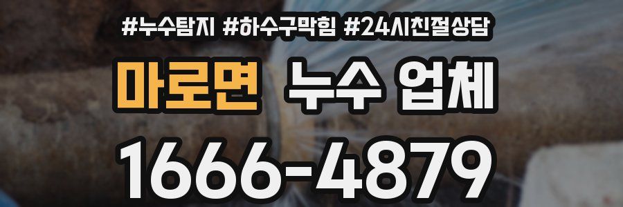 마로면 누수 업체