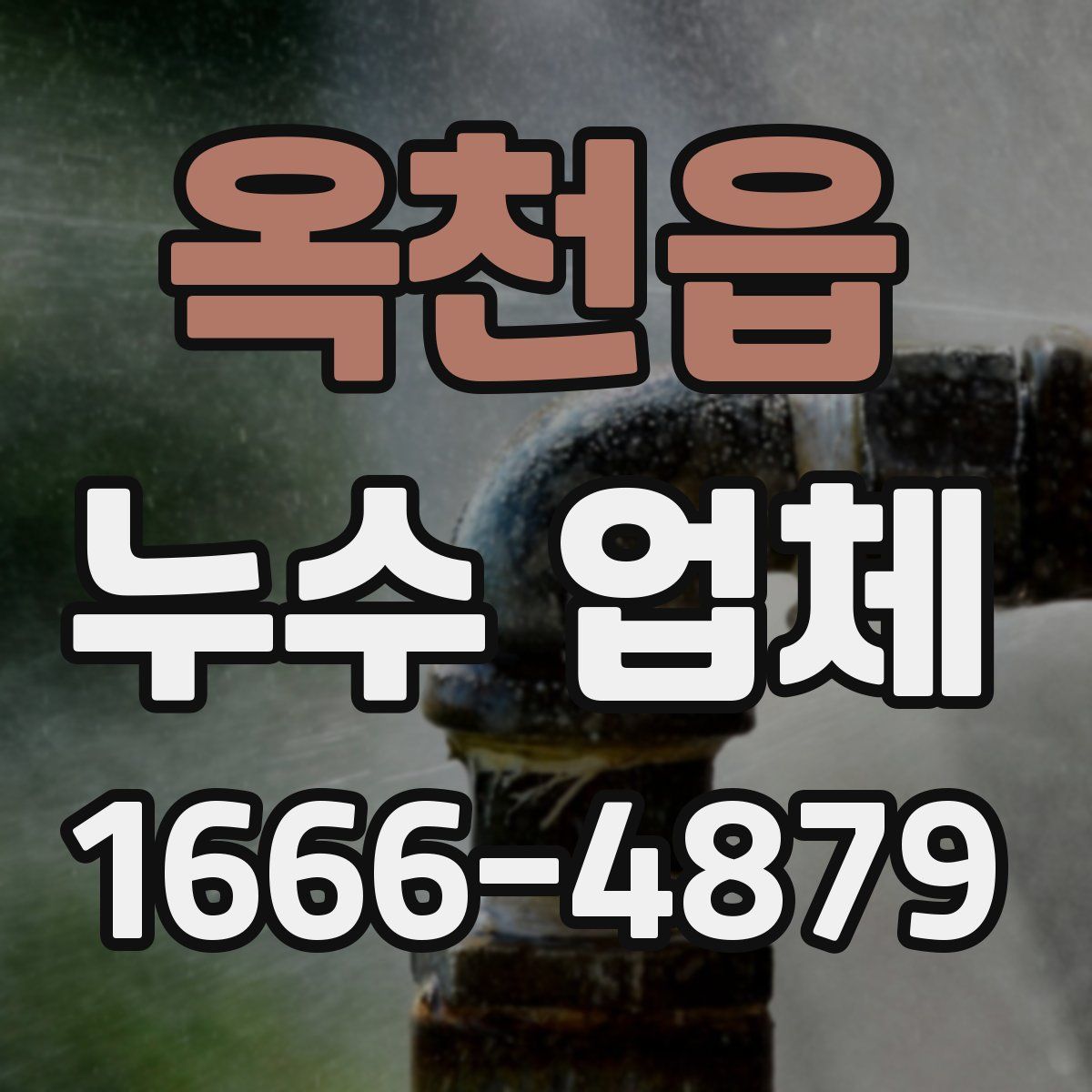 옥천읍 누수 업체