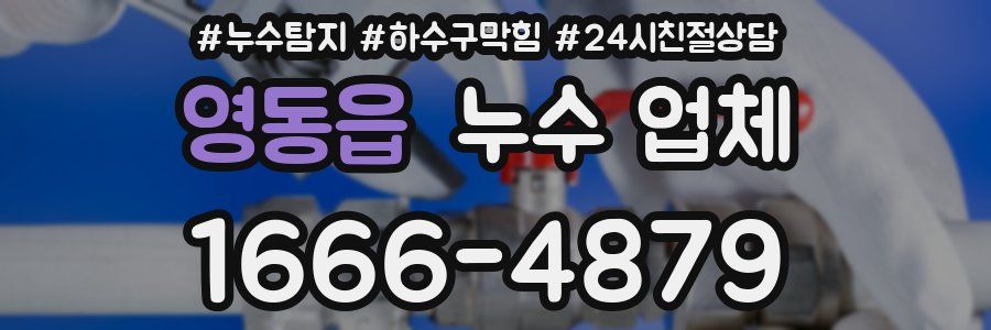 영동읍 누수 업체
