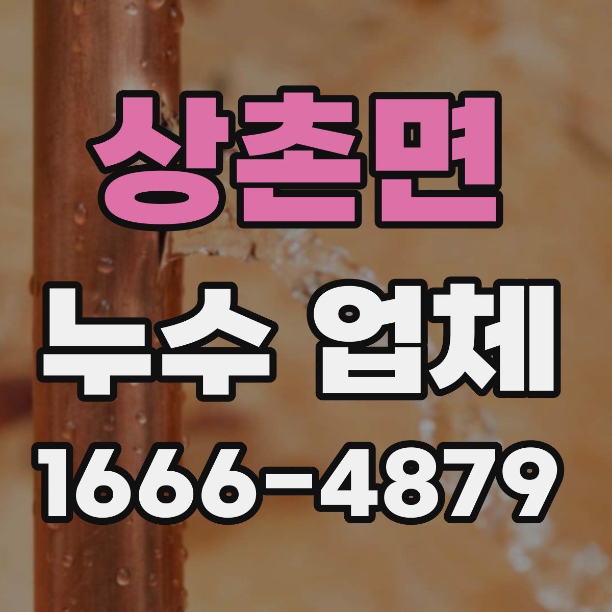 상촌면 누수 업체