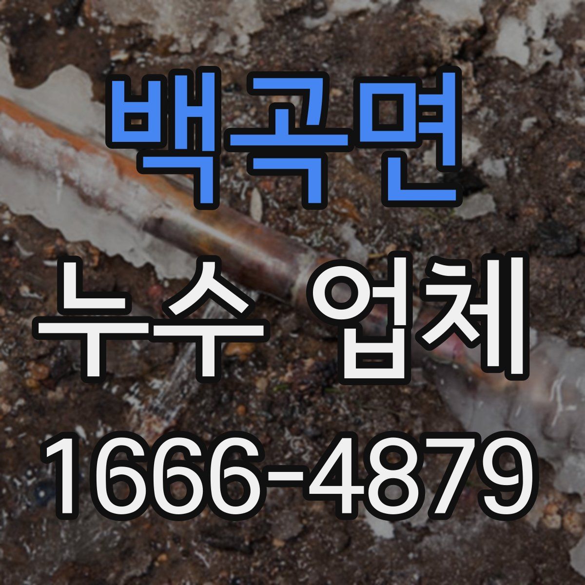 백곡면 누수 업체