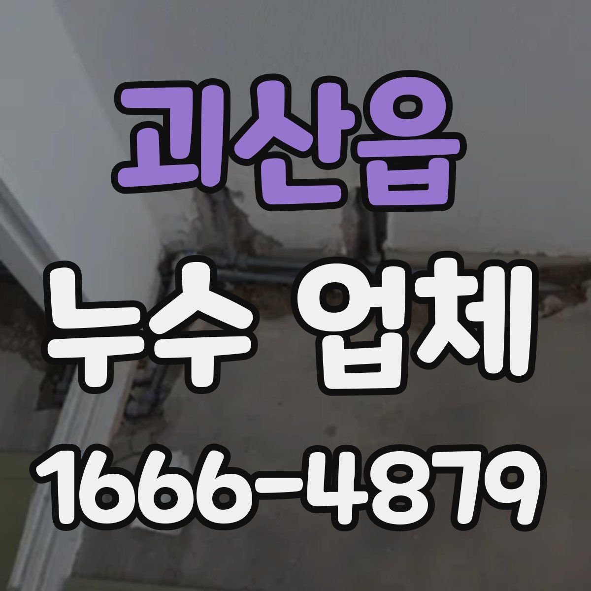 괴산읍 누수 업체