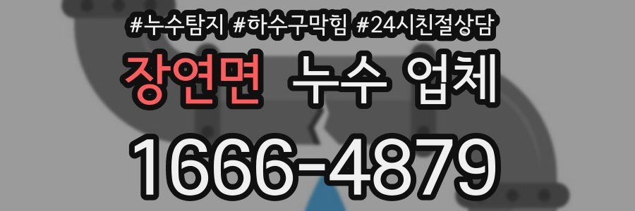 장연면 누수 업체
