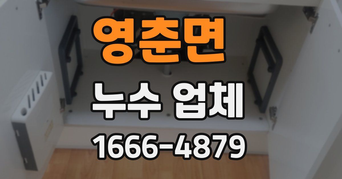 영춘면 누수 업체