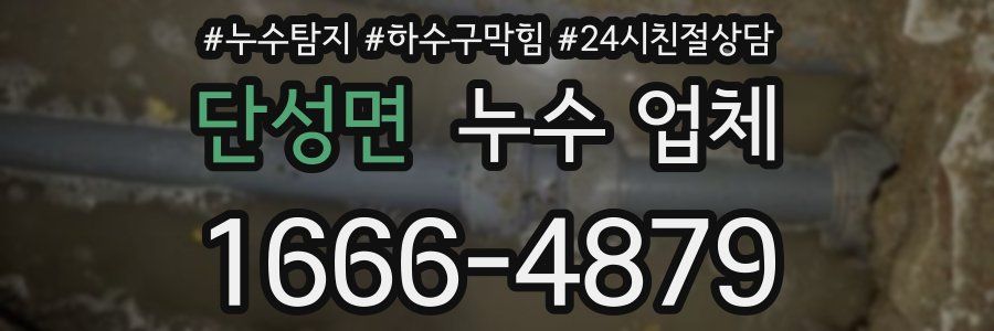 단성면 누수 업체