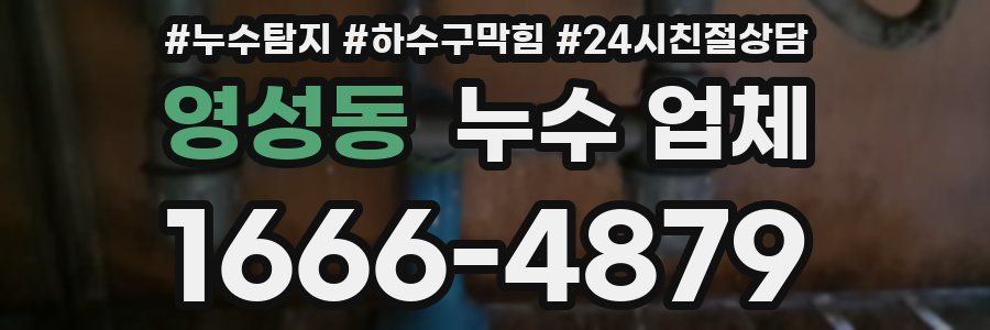 영성동 누수 업체