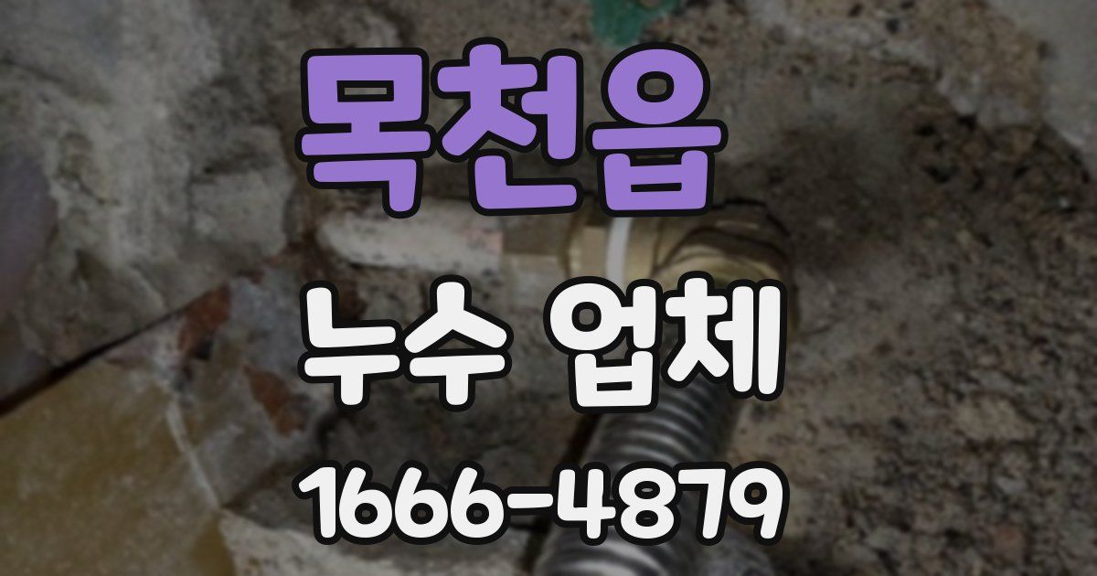 목천읍 누수 업체