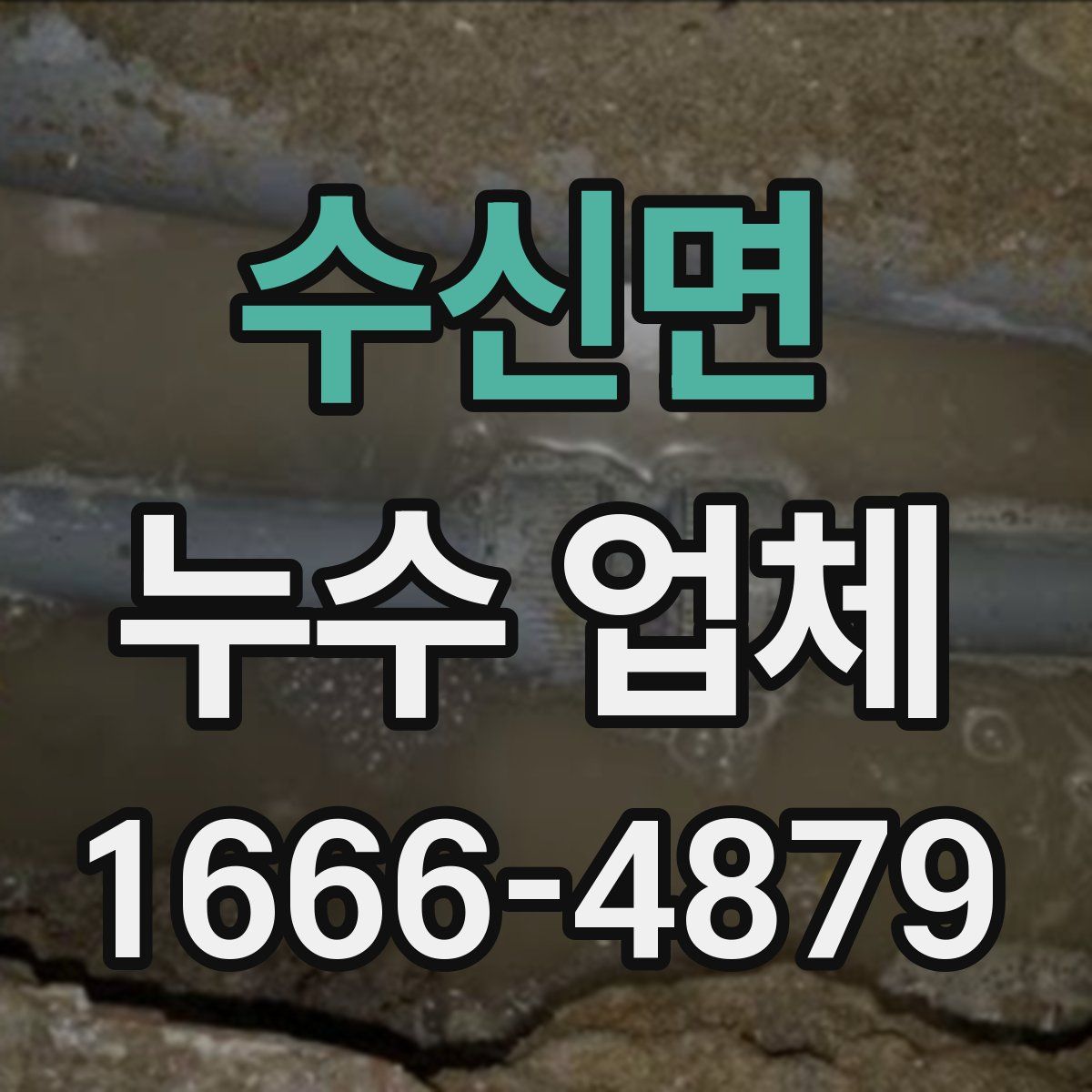 수신면 누수 업체