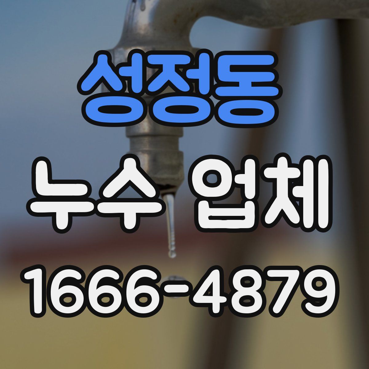 성정동 누수 업체